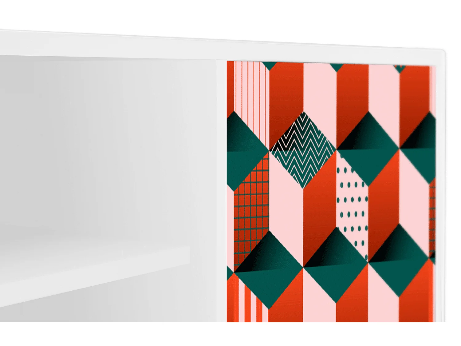 Meuble TV - 170х69х48 cm - T2 - Pepsi-Cola, Blanc