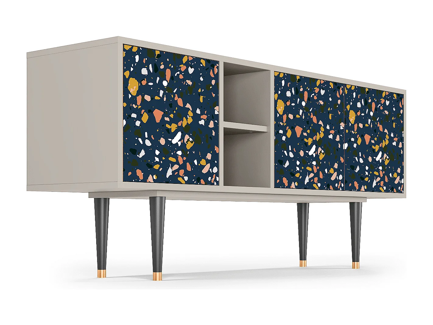 Meuble TV - 150х69х41 cm - T5 - Night Sky Langhterns, Sable