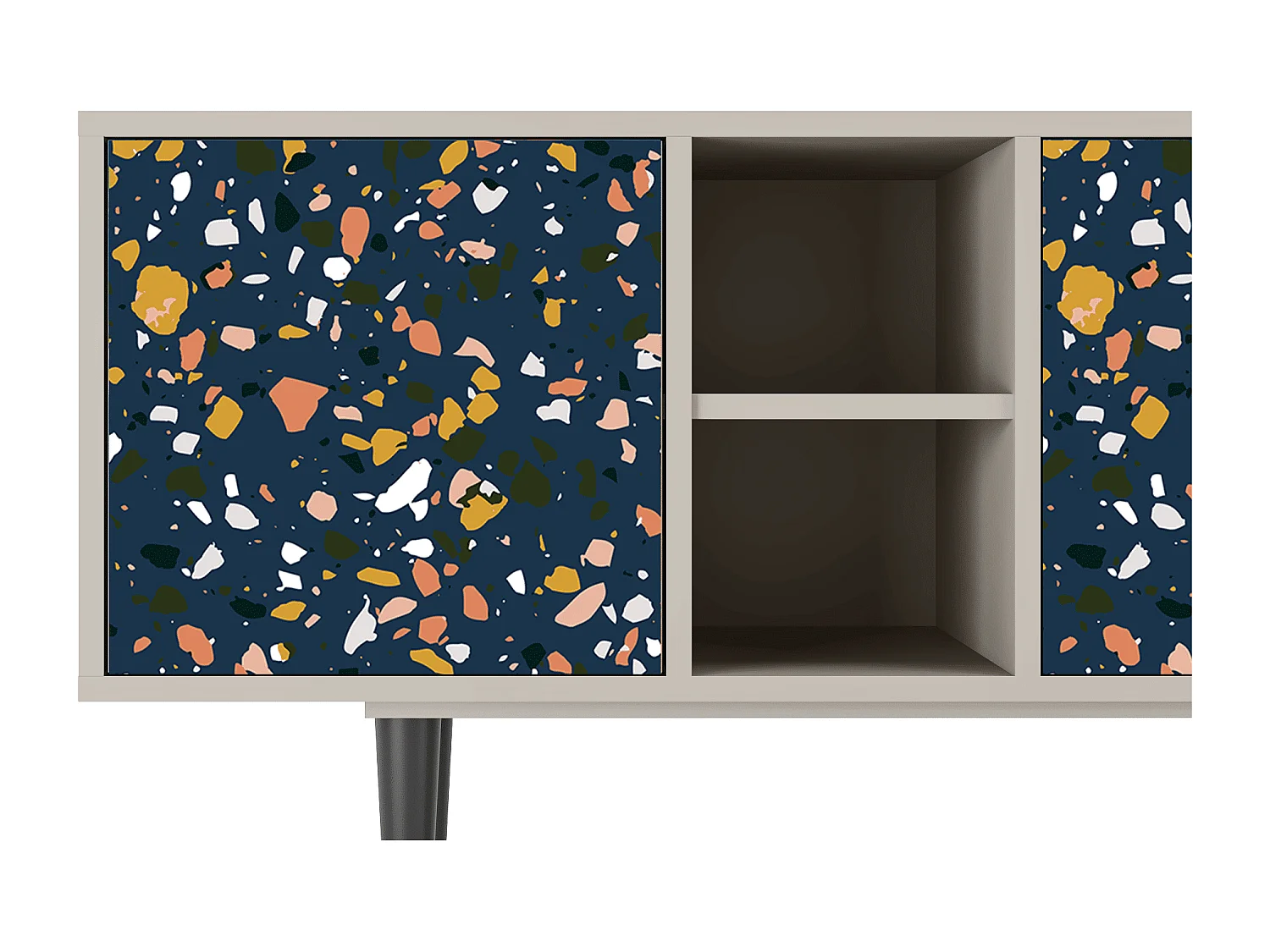 Meuble TV - 150х69х41 cm - T5 - Night Sky Langhterns, Sable