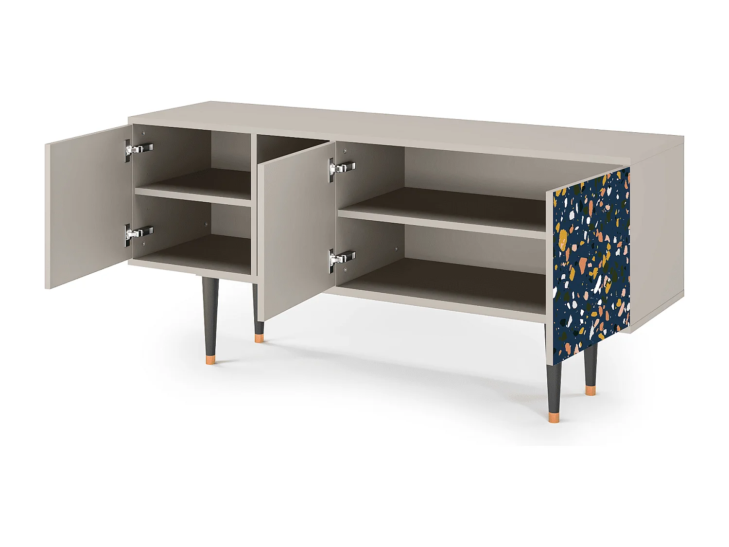 Meuble TV - 150х69х41 cm - T5 - Night Sky Langhterns, Sable