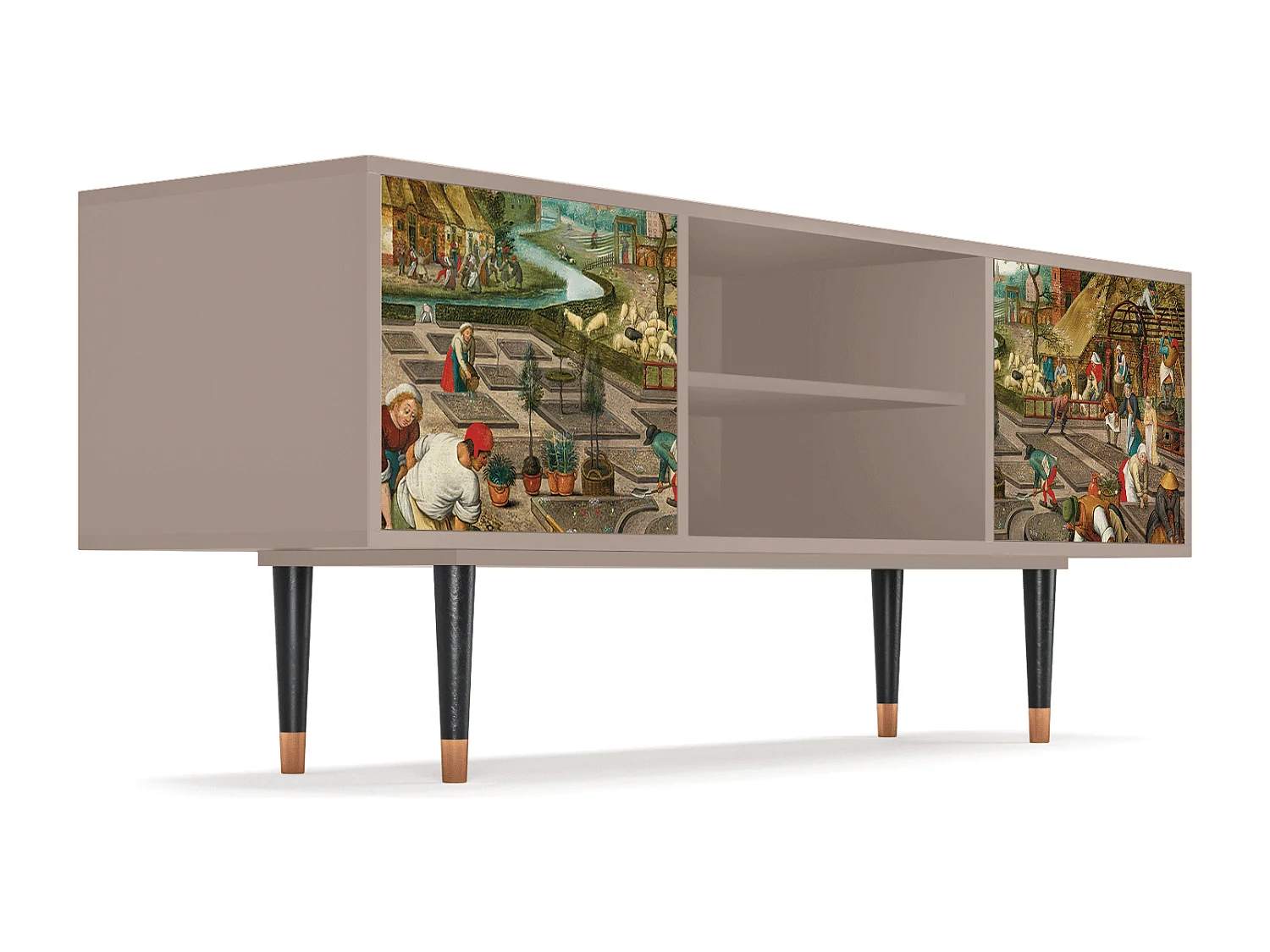 Meuble TV - 170х69х48 cm - T2 - The Younger - Spring, Latte