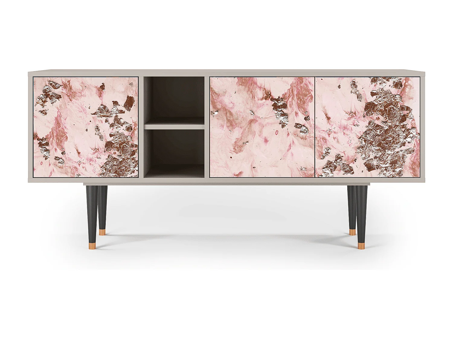 Meuble TV - 150х69х41 cm - T5 - Cotton Candy, Sable