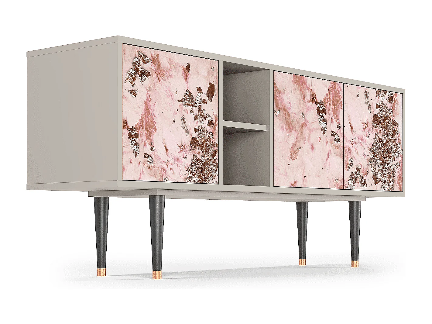 TV-meubel - 150х69х41 cm - T5 - Cotton Candy, Zand