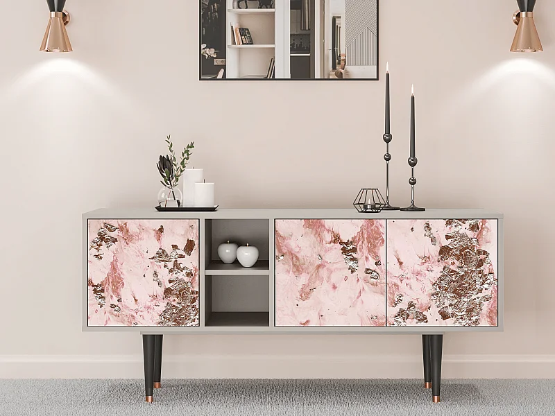 TV-meubel - 150х69х41 cm - T5 - Cotton Candy, Zand