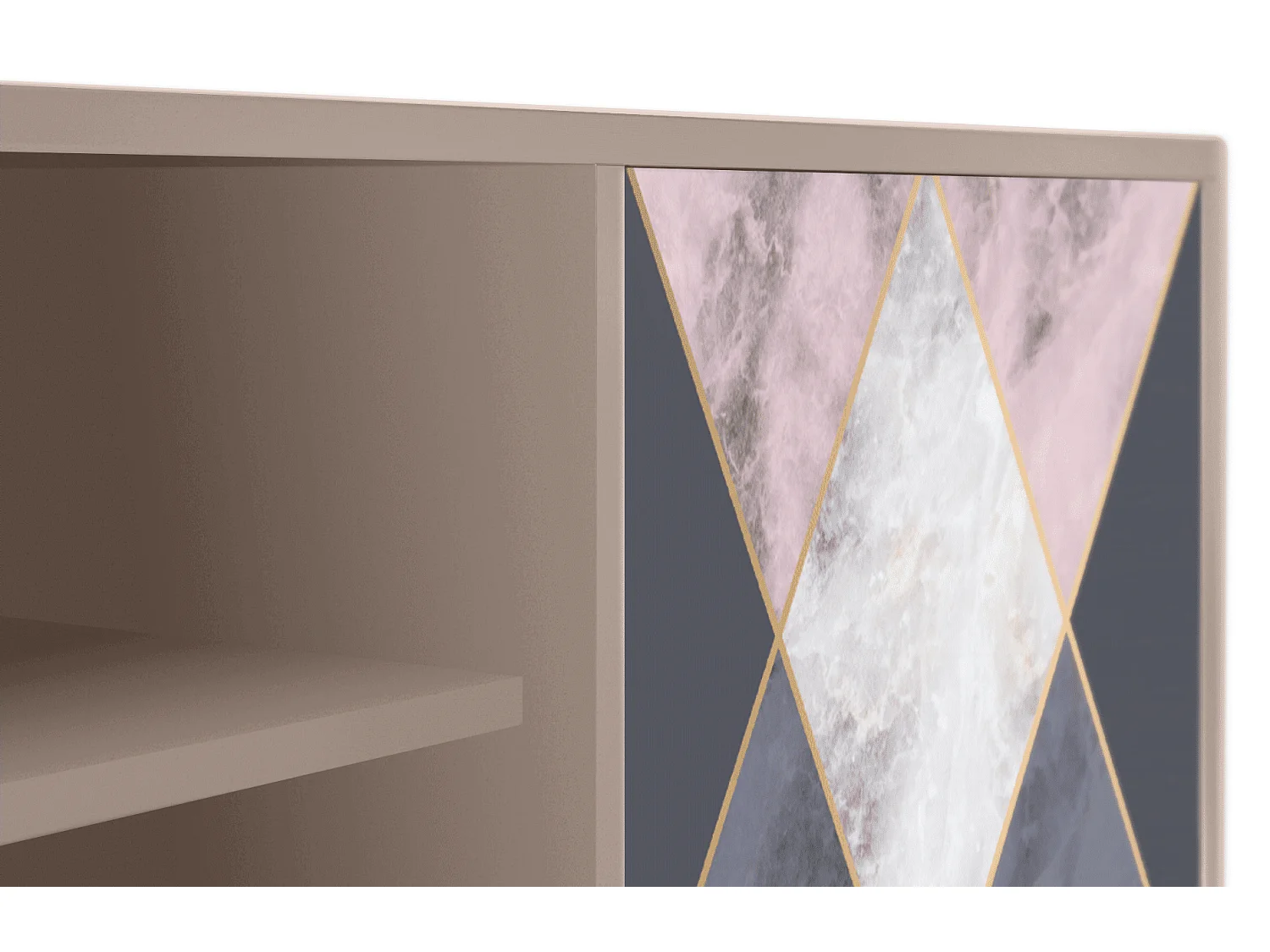 Meuble TV - 170х69х48 cm - T2 - Ideal Harmony, Latte