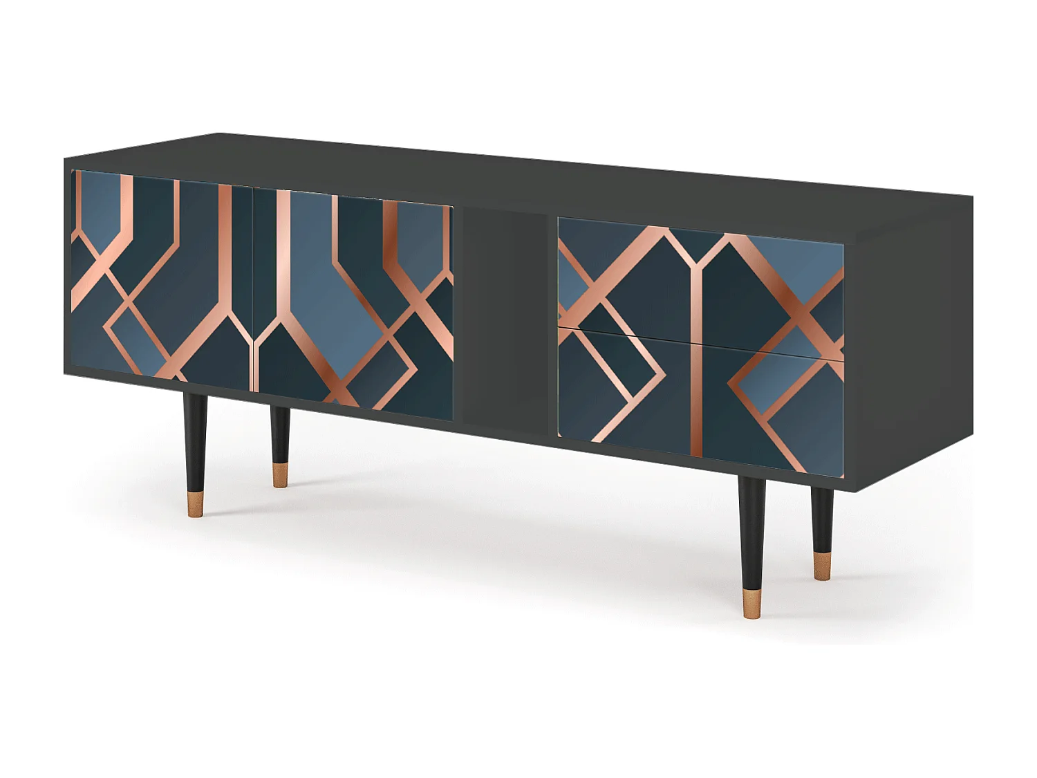 TV-Möbel - 170х69х48 cm - T1 - Ashy 1920', Anthrazit