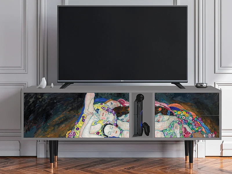 Meuble TV - 170х69х48 cm - T1 - The Maiden by Klimt, Gris