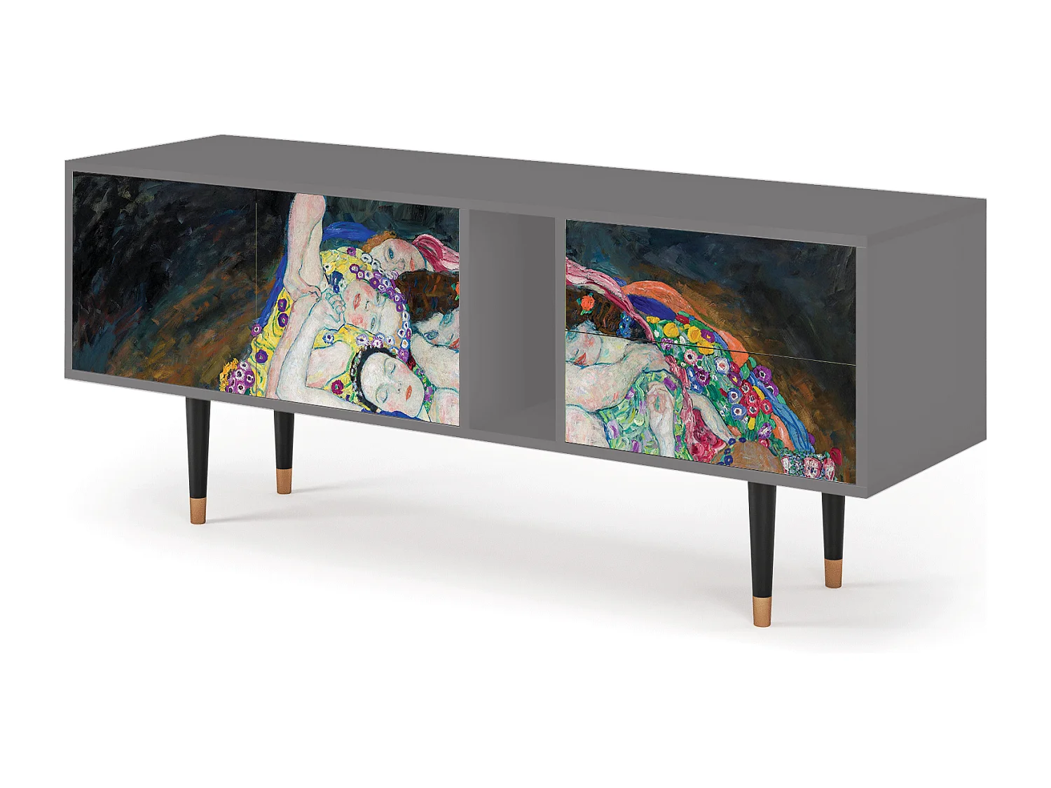 Meuble TV - 170х69х48 cm - T1 - The Maiden by Klimt, Gris