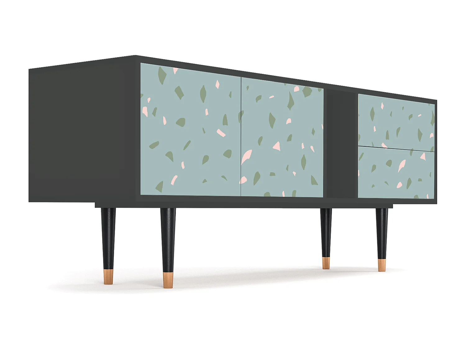 Meuble TV - 170х69х48 cm - T1 - Blue Drops, Anthracite