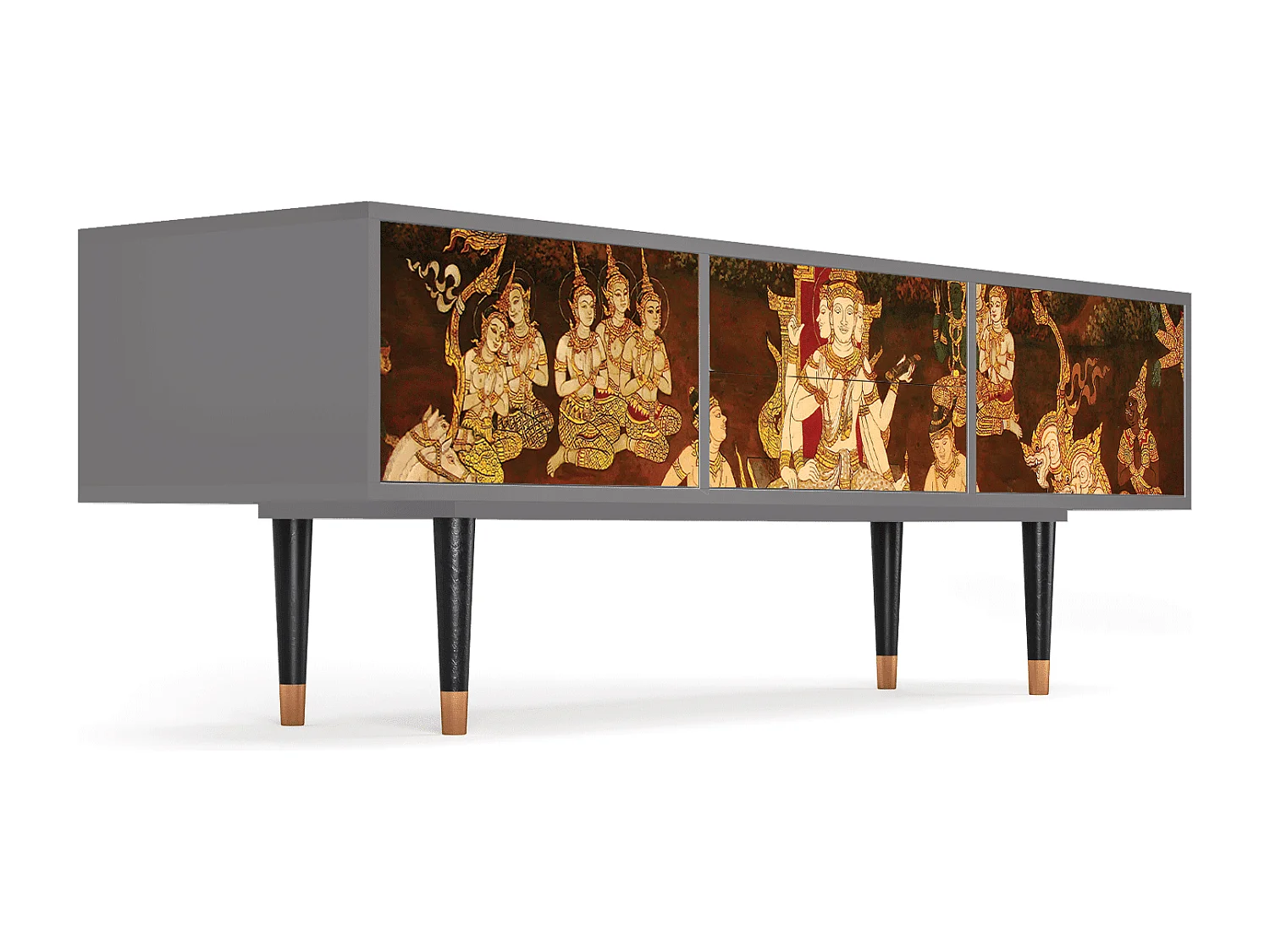 Mobile TV - 170х59х48 cm - T4 - Malyavan, Grigio