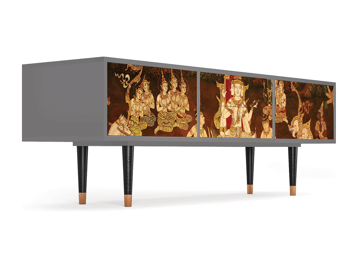 TV-meubel - 170х59х48 cm - T4 - Malyavan, Grijs