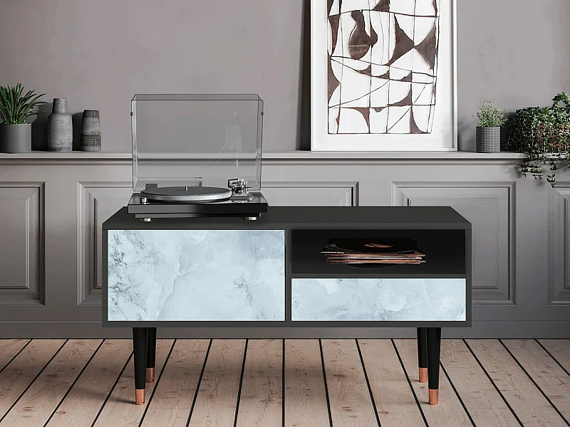 Meuble TV - 115х59х48 cm - T3 - Glacial Colour, Anthracite
