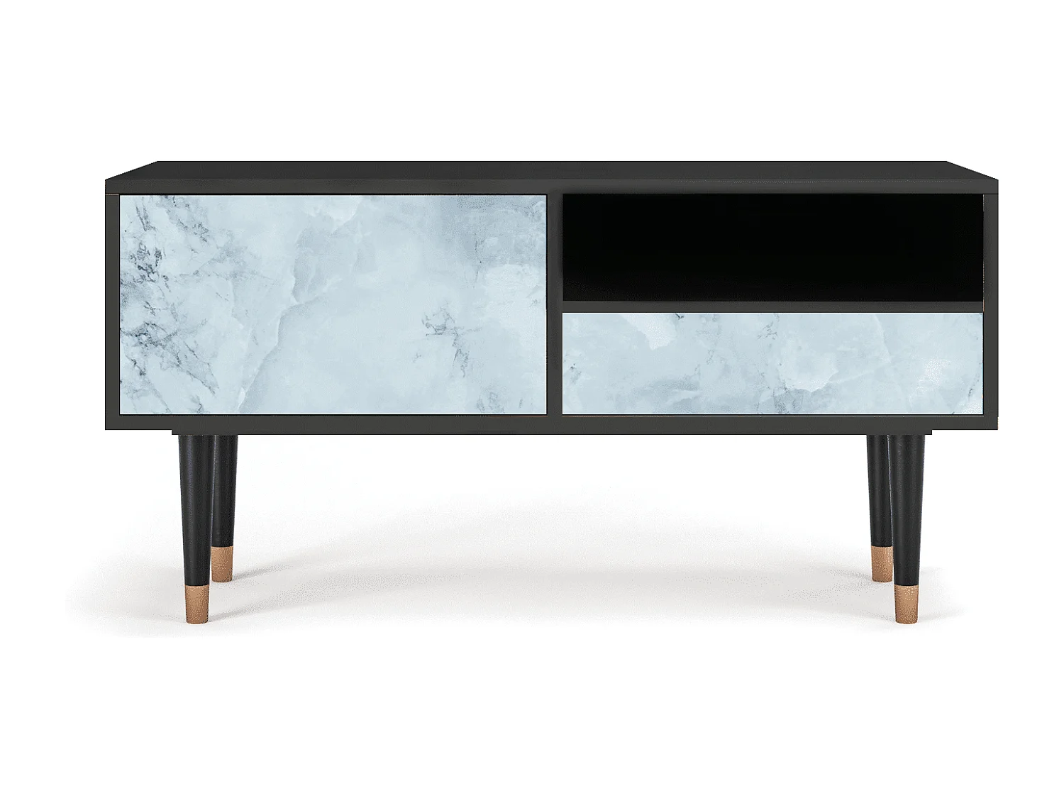 Meuble TV - 115х59х48 cm - T3 - Glacial Colour, Anthracite