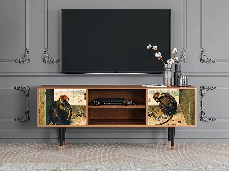 TV-meubel - 170х69х48 cm - T2 - Two Monkeys, Walnoot