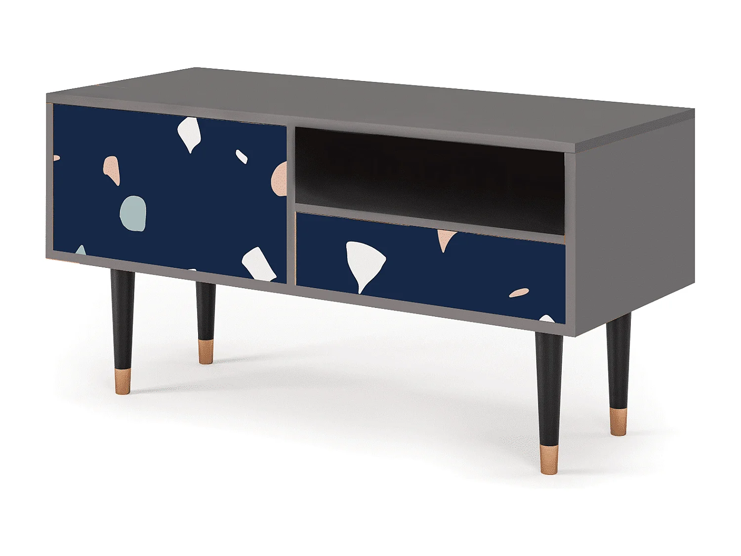 Mueble de TV - 115х59х48 cm - T3 - Space Satellites, Gris