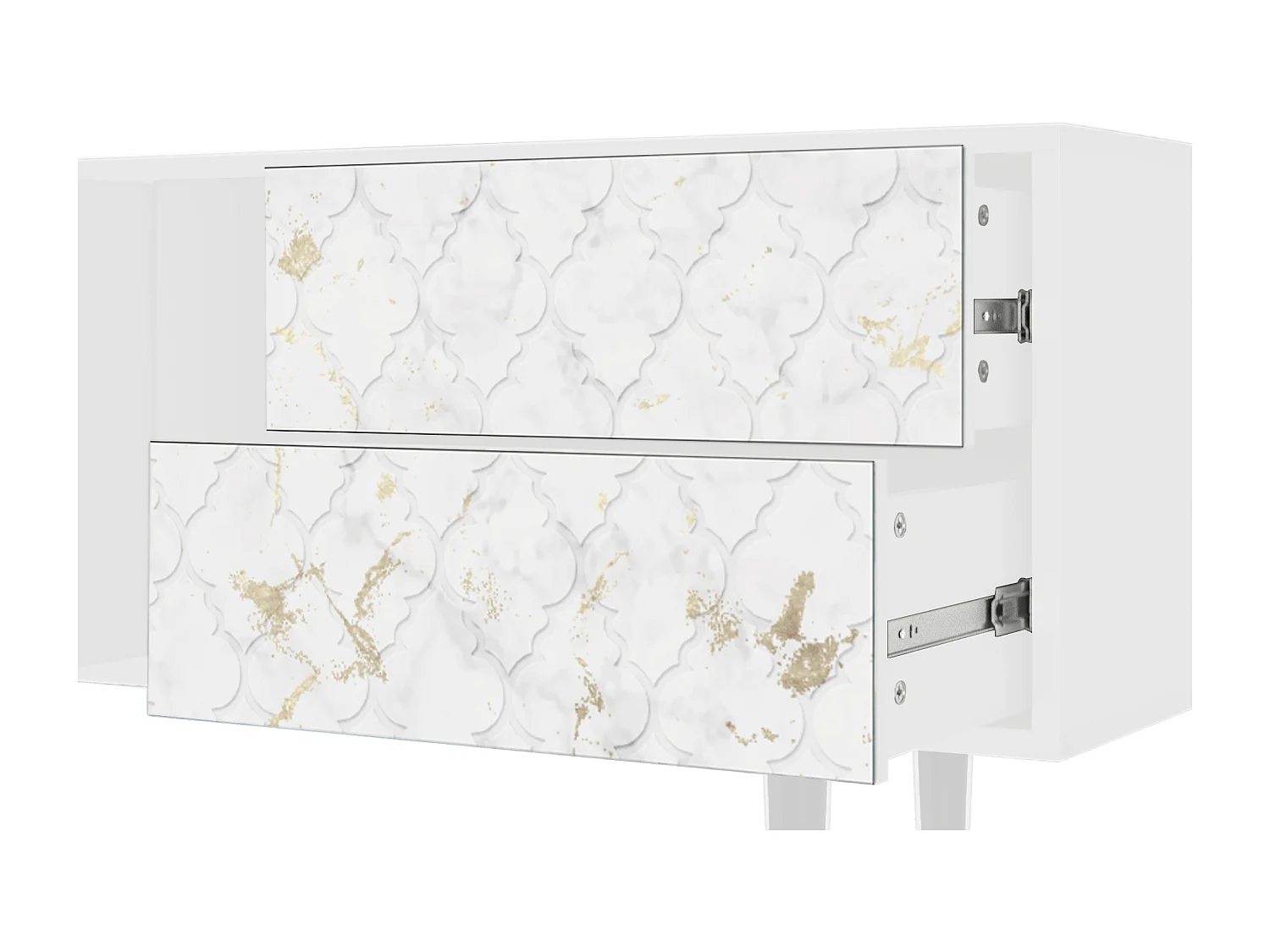 Meuble TV - 170х69х48 cm - T1 - Sweet Cotton, Blanc