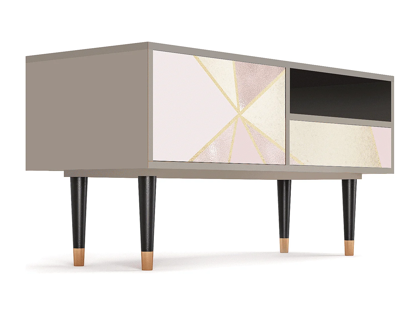 Meuble TV - 115х59х48 cm - T3 - Cosmopolitan Diva, Sable