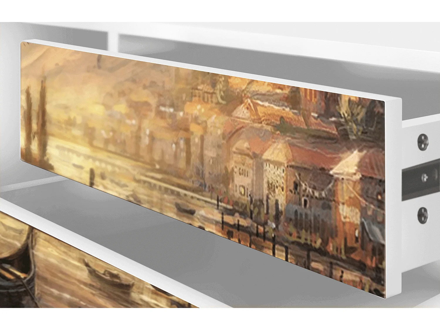 TV-Möbel - 170х59х48 cm - T4 - Venice, Weiß