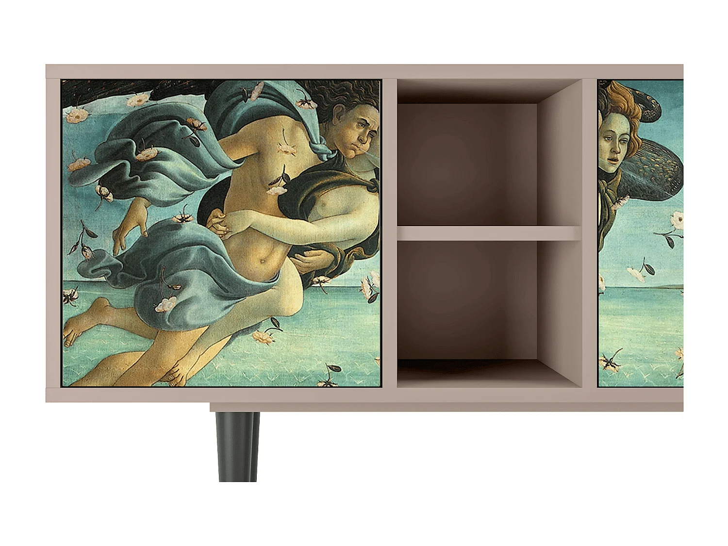TV-meubel - 150х69х41 cm - T5 - The Birth of Venus, Latte