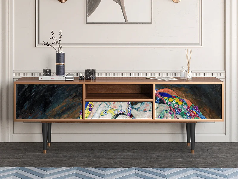 Meuble TV - 170х59х41 cm - T6 - The Maiden by Klimt, Noyer