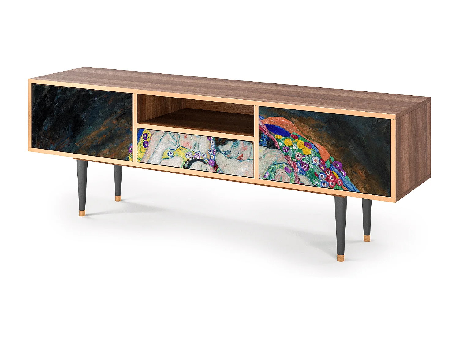 Meuble TV - 170х59х41 cm - T6 - The Maiden by Klimt, Noyer