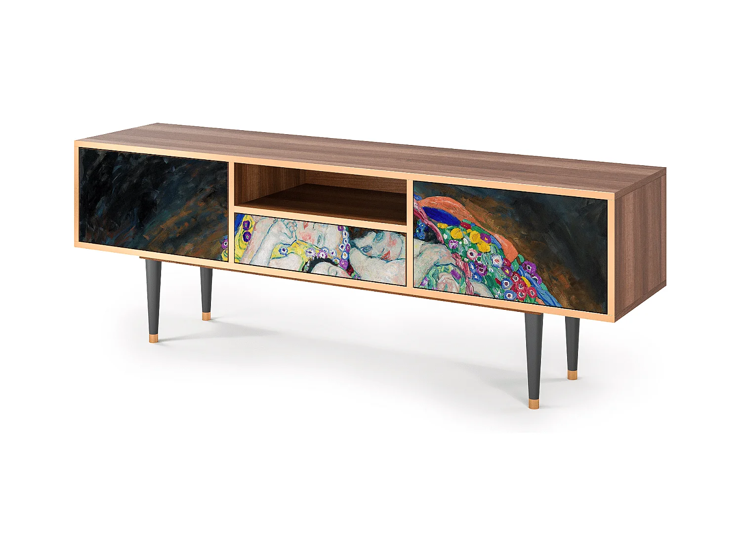 Meuble TV - 170х59х41 cm - T6 - The Maiden by Klimt, Noyer