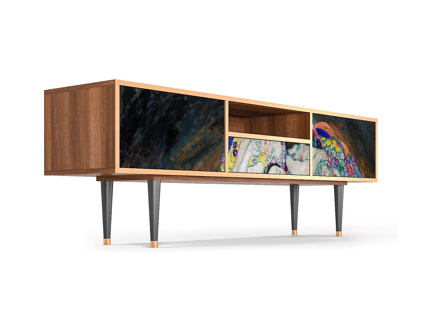 Meuble TV - 170х59х41 cm - T6 - The Maiden by Klimt, Noyer