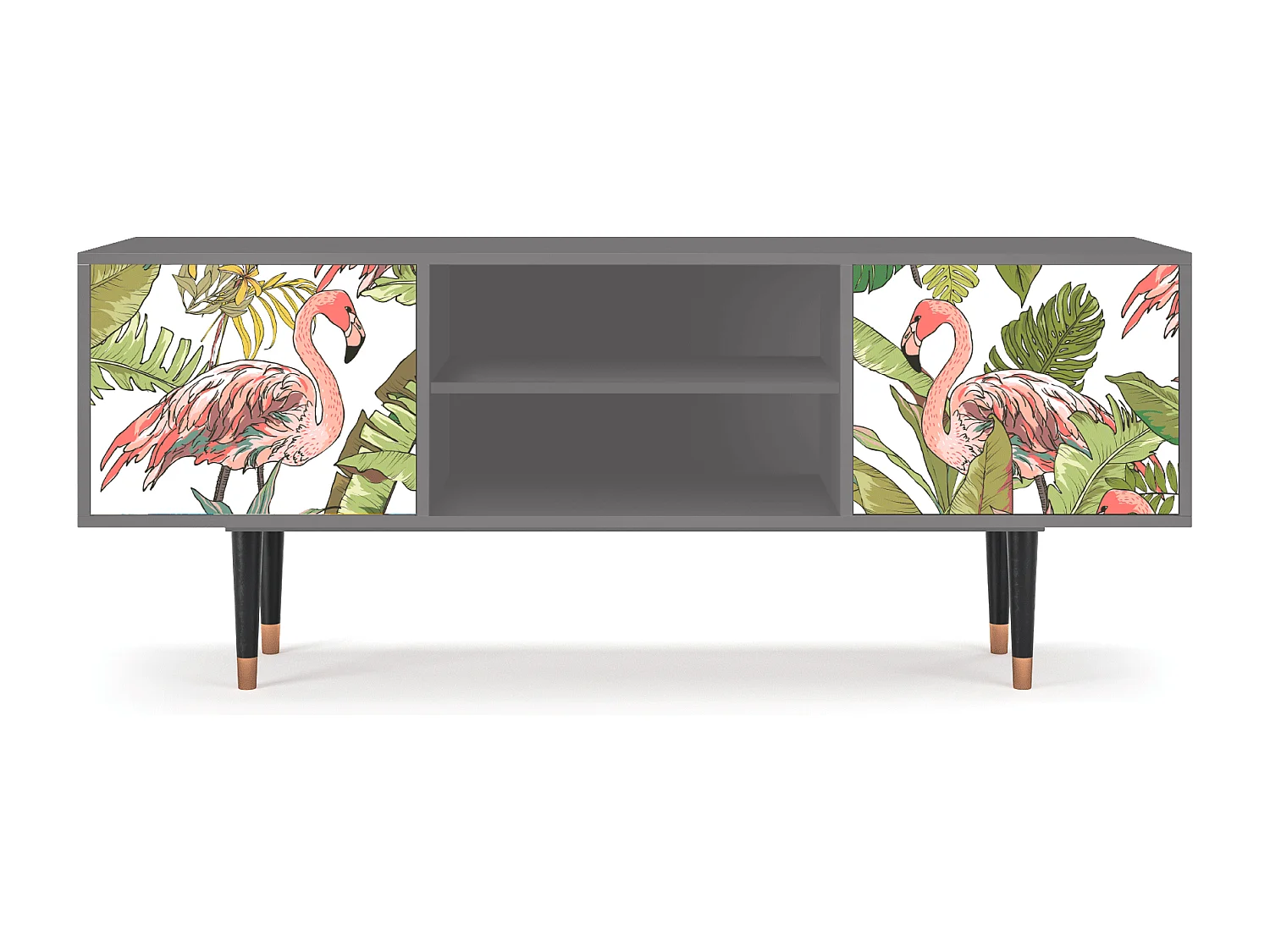 TV-meubel - 170х69х48 cm - T2 - Sweet Flamingo, Grijs