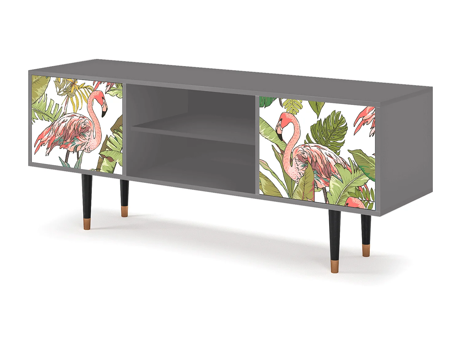 TV-meubel - 170х69х48 cm - T2 - Sweet Flamingo, Grijs