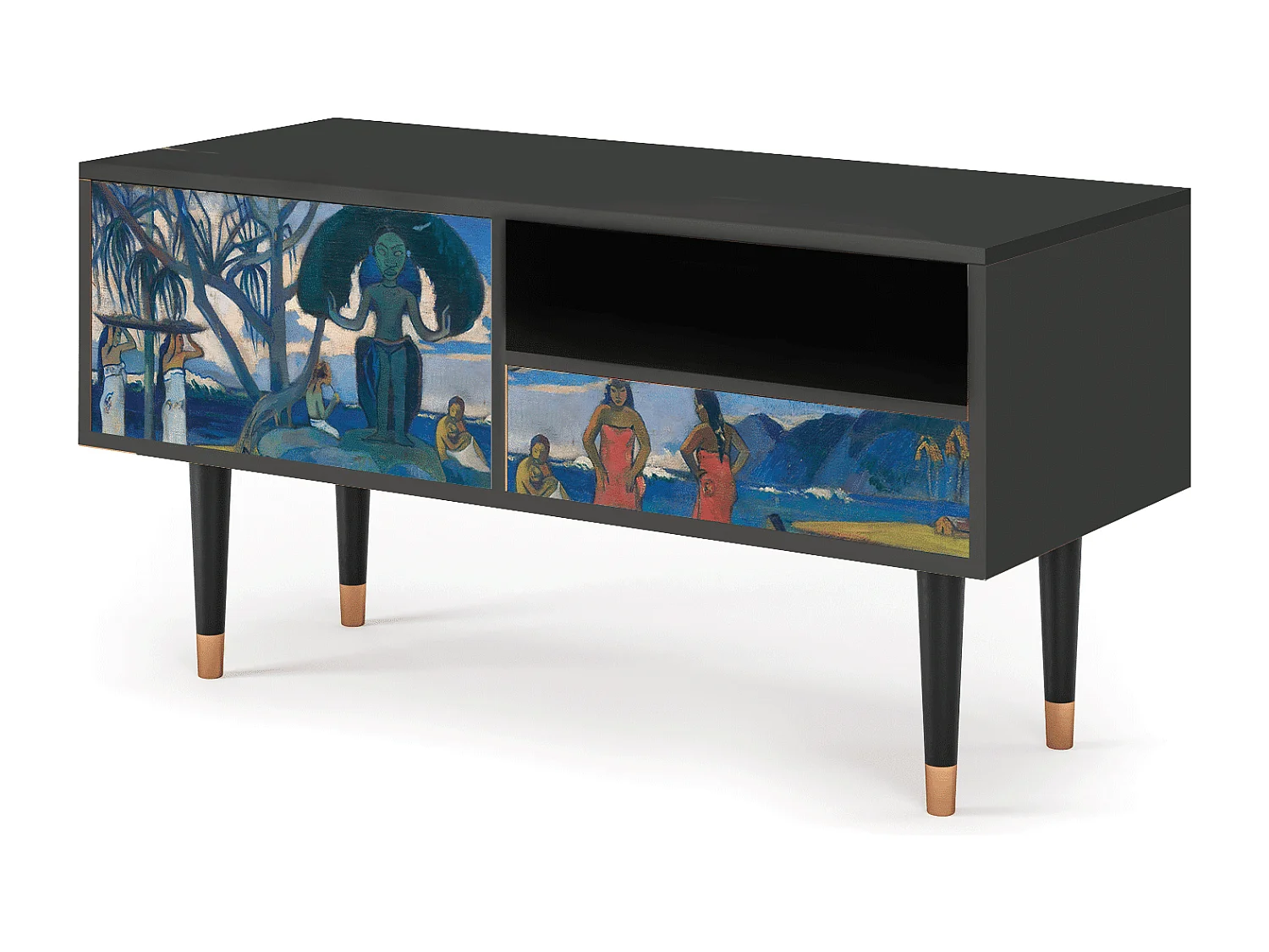 Meuble TV - 115х59х48 cm - T3 - Day of the God, Anthracite