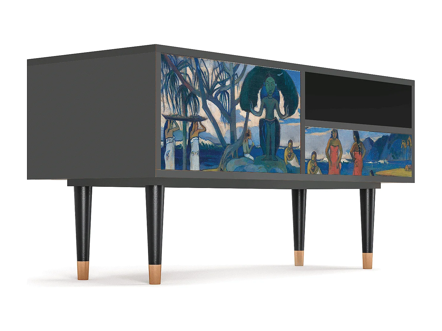 TV-meubel - 115х59х48 cm - T3 - Day of the God, Antraciet