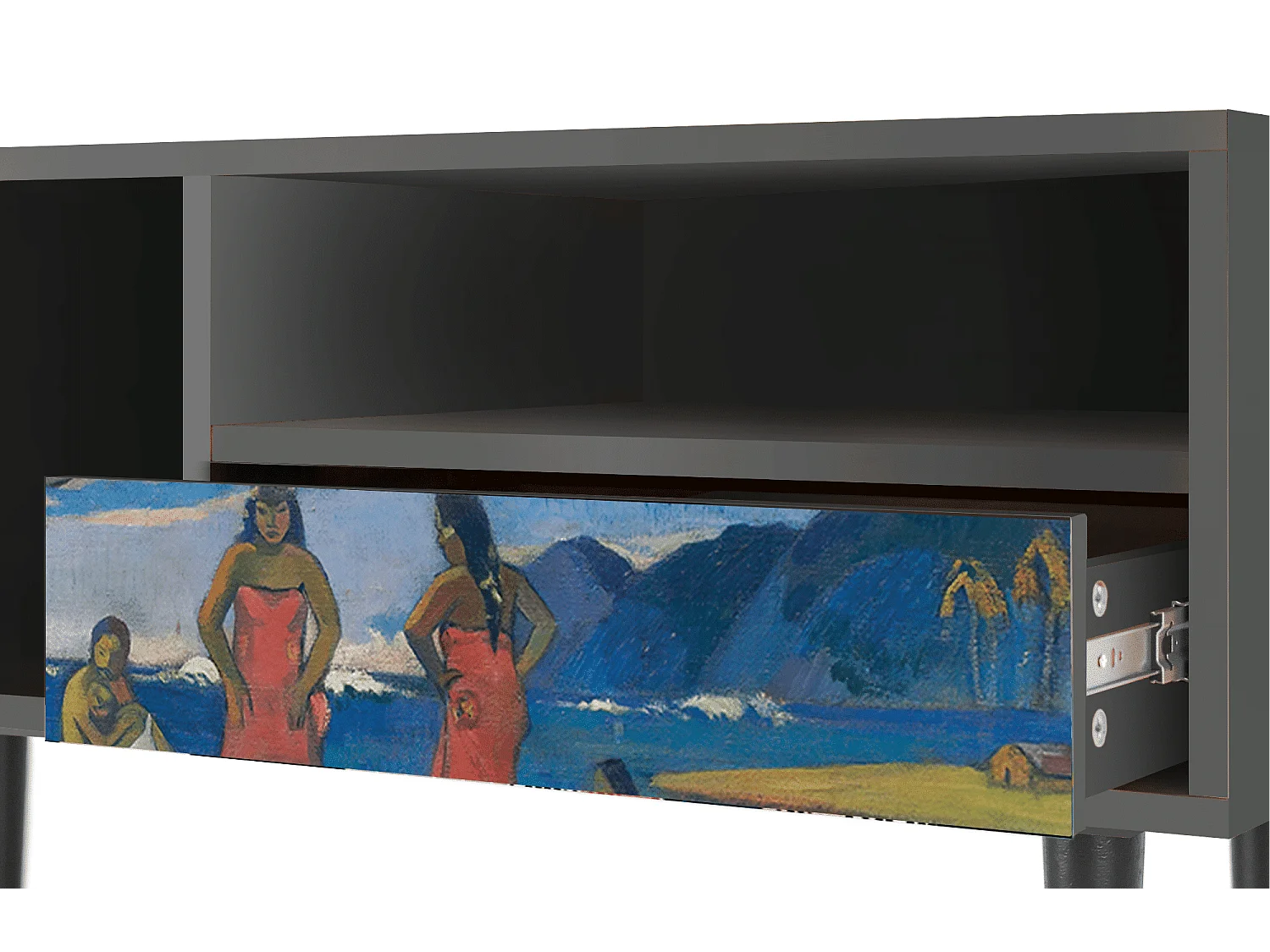 TV-meubel - 115х59х48 cm - T3 - Day of the God, Antraciet