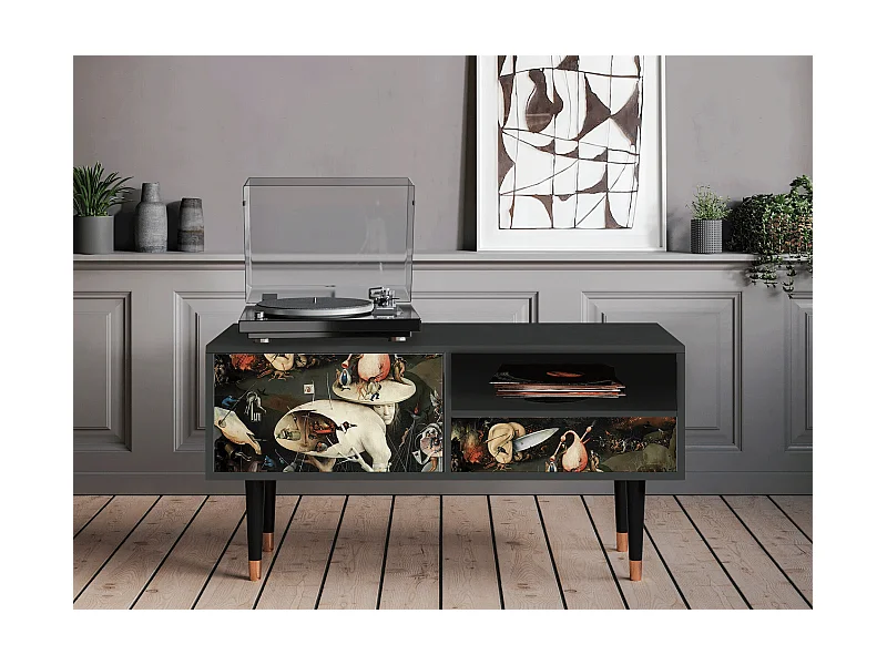 TV-Möbel - 115х59х48 cm - T3 - The Garden 2, Anthrazit