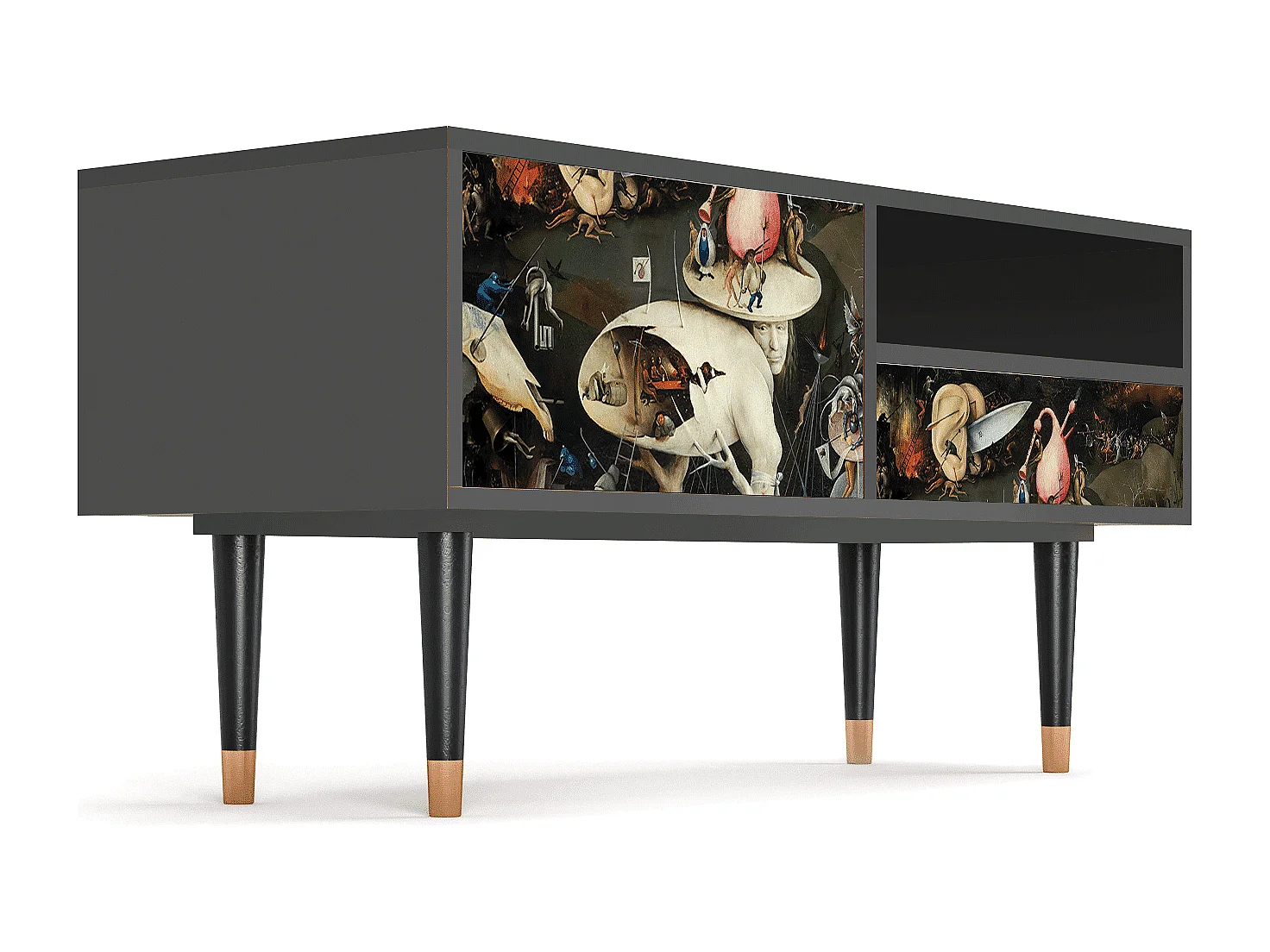 Meuble TV - 115х59х48 cm - T3 - The Garden 2, Anthracite