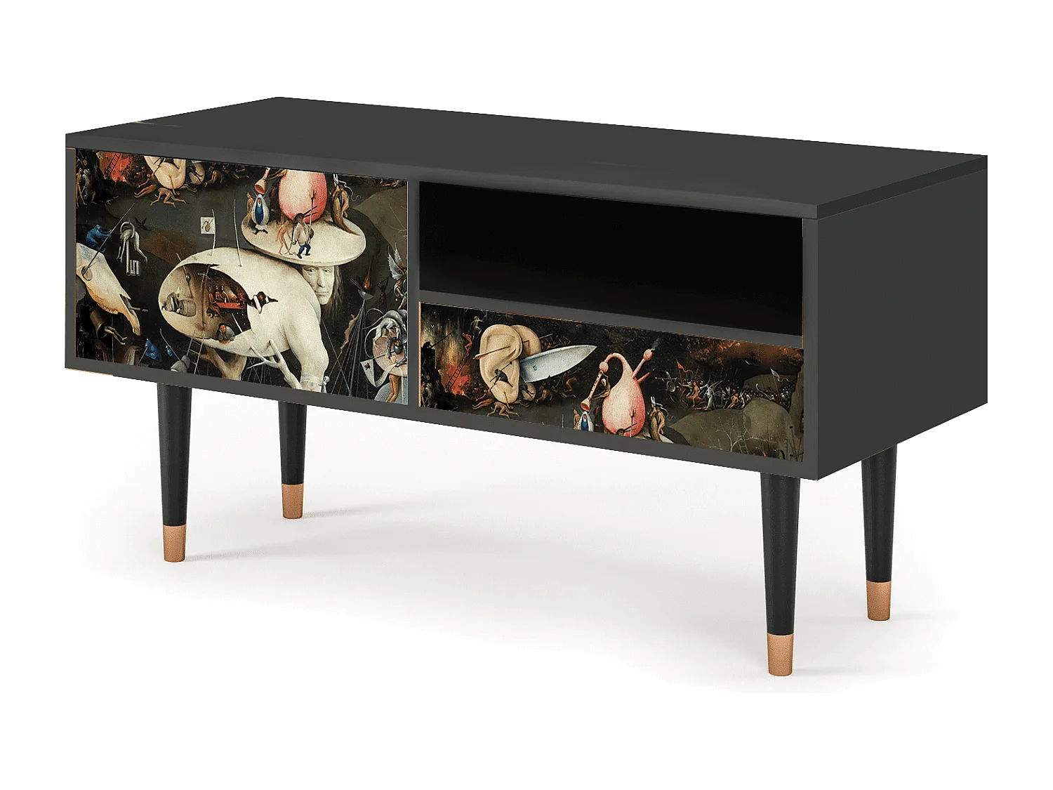 Meuble TV - 115х59х48 cm - T3 - The Garden 2, Anthracite