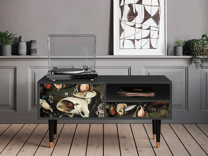 Meuble TV - 115х59х48 cm - T3 - The Garden 2, Anthracite