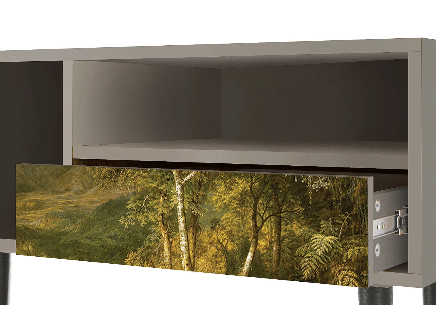 Meuble TV - 115х59х48 cm - T3 - The Heart of the Andes , Sable