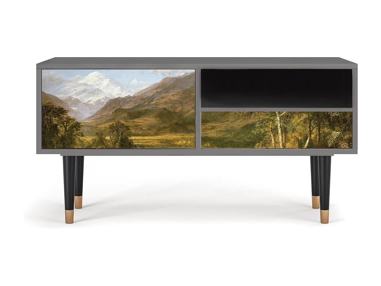 Mobile TV - 115х59х48 cm - T3 - The Heart of the Andes , Sabbia