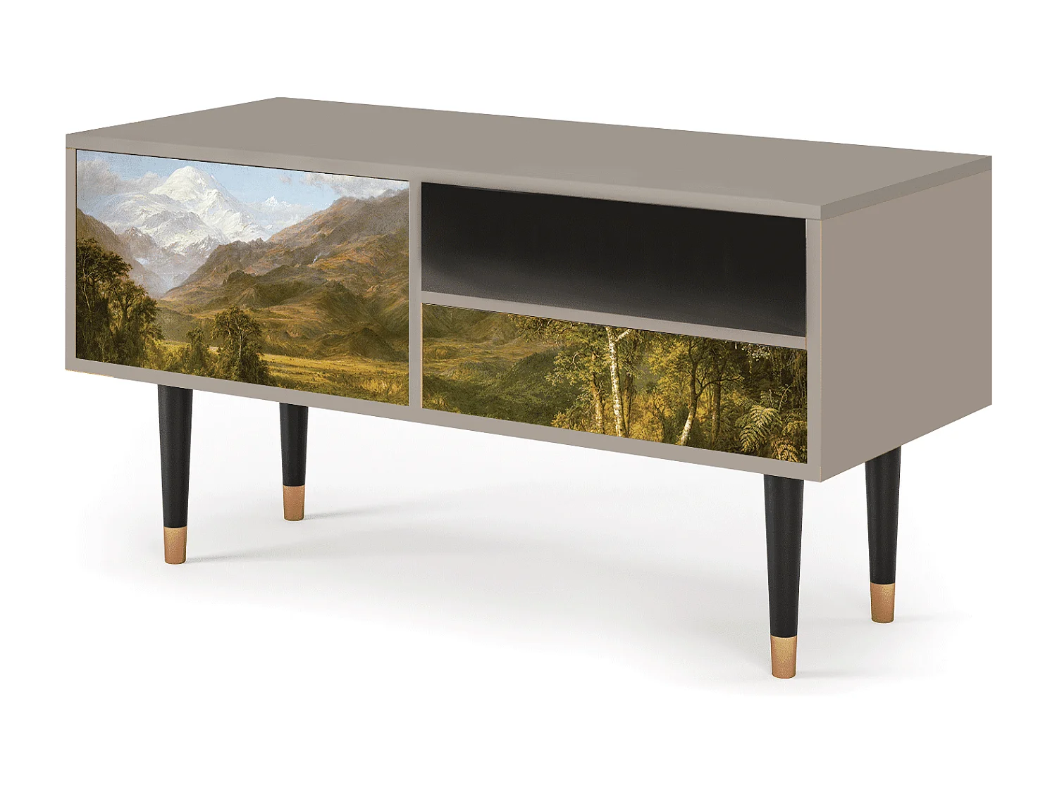 Mobile TV - 115х59х48 cm - T3 - The Heart of the Andes , Sabbia