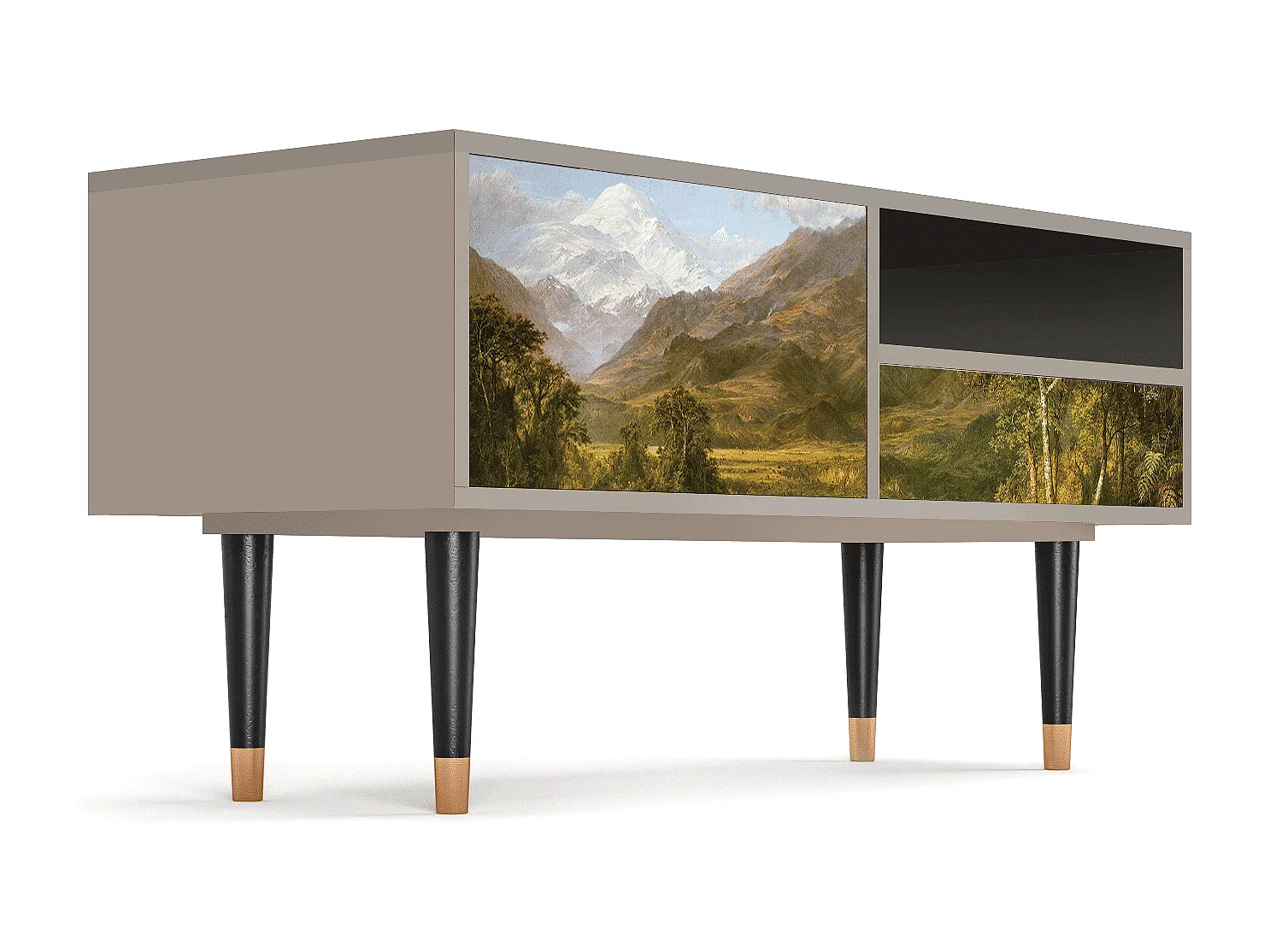 Meuble TV - 115х59х48 cm - T3 - The Heart of the Andes , Sable