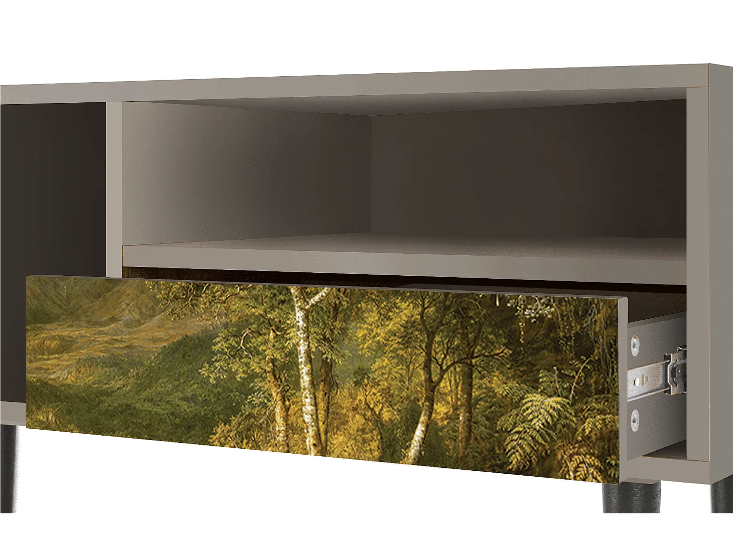 Meuble TV - 115х59х48 cm - T3 - The Heart of the Andes , Sable