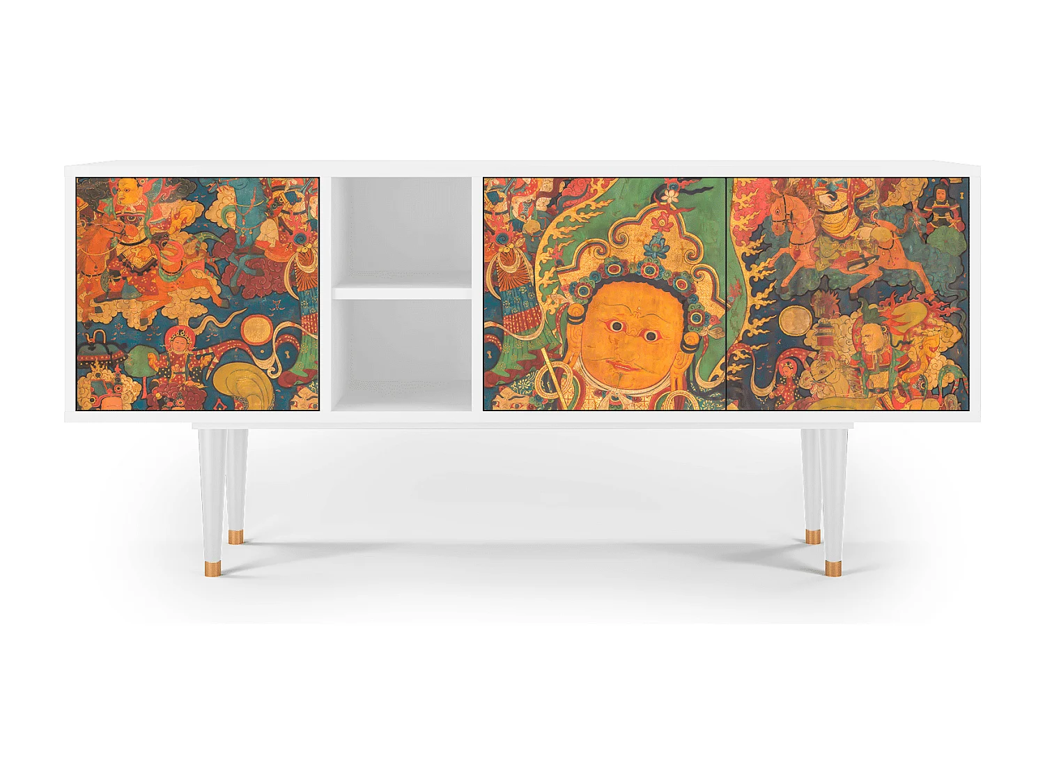 TV-meubel - 150х69х41 cm - T5 - God by Vaisravana , Wit