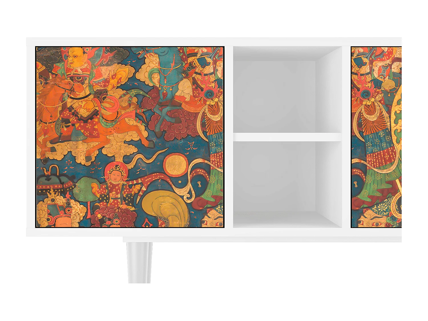 TV-meubel - 150х69х41 cm - T5 - God by Vaisravana , Wit