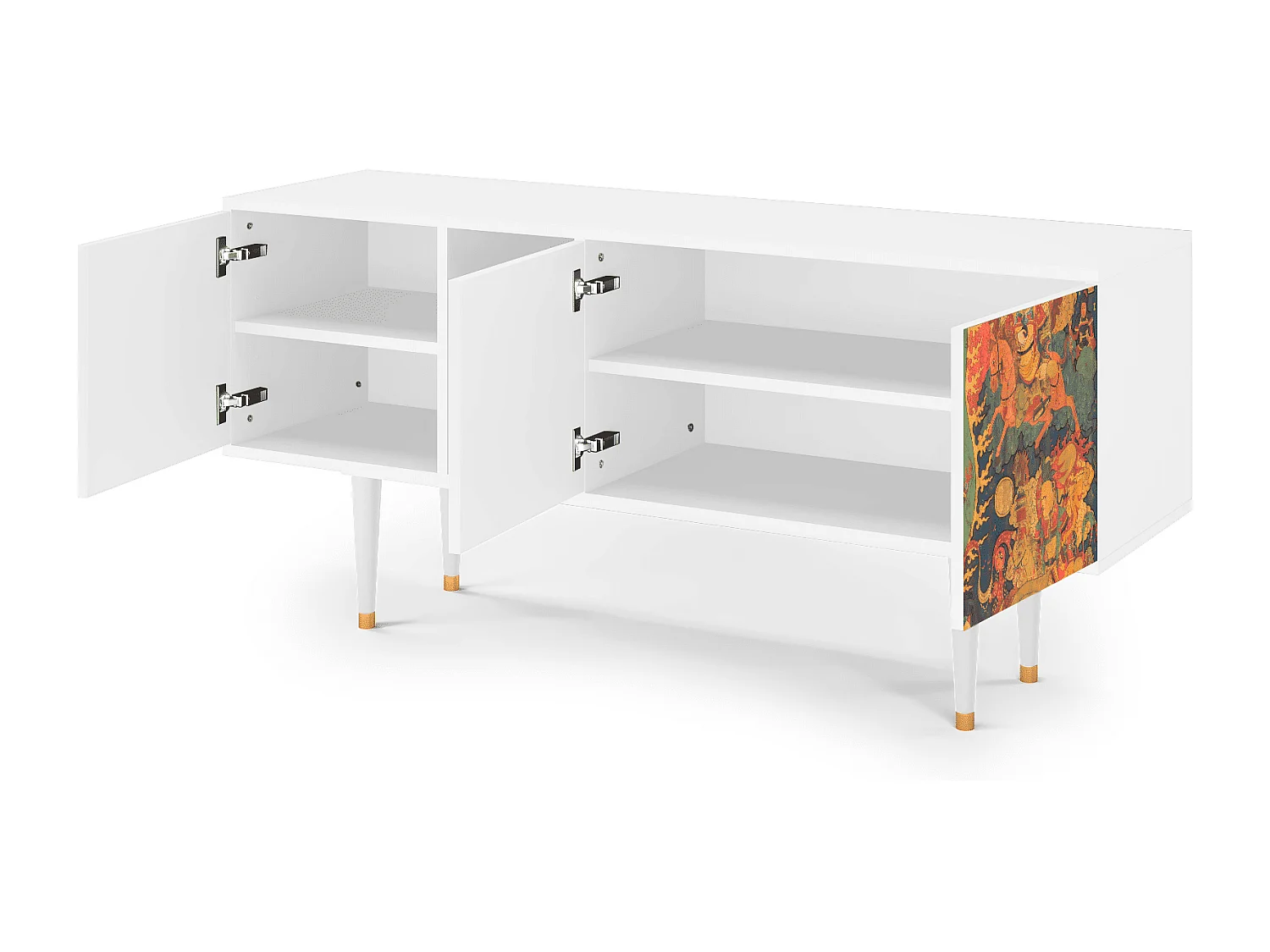 TV-meubel - 150х69х41 cm - T5 - God by Vaisravana , Wit