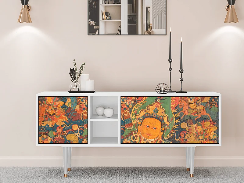 TV-Möbel - 150х69х41 cm - T5 - God by Vaisravana , Weiß