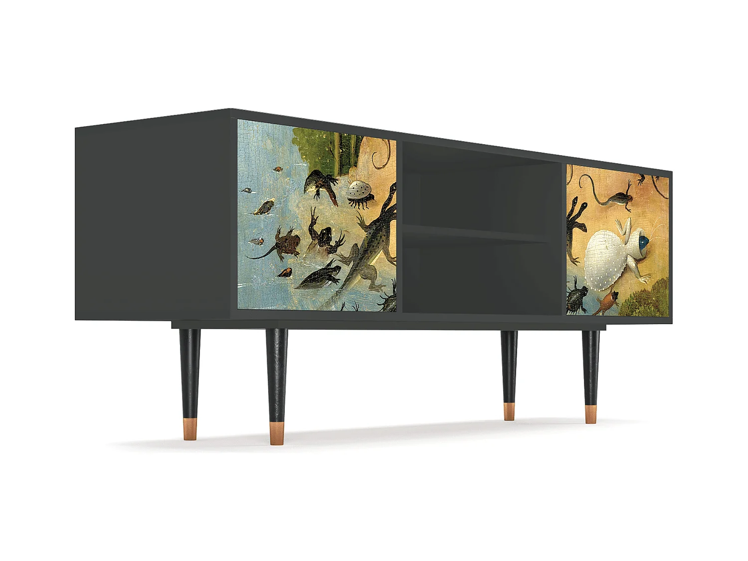 Szafka RTV - 170х69х48 cm - T2 - The Garden by Bosch, Antracyt