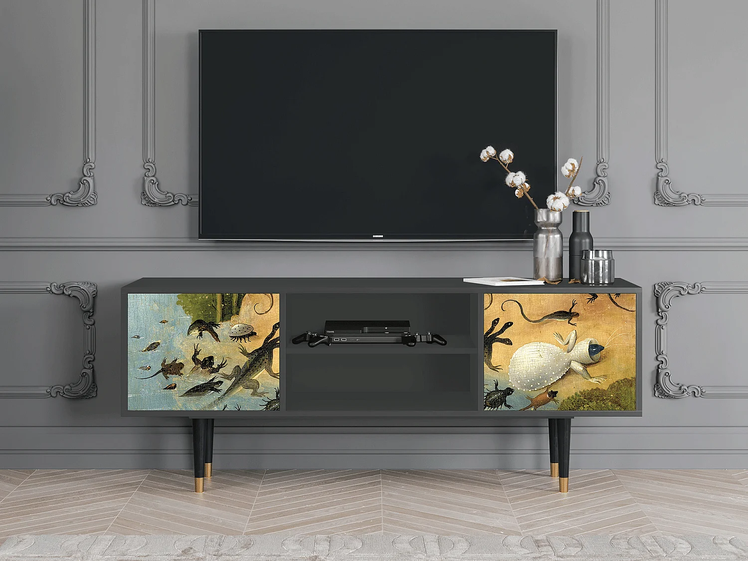Mueble de TV - 170х69х48 cm - T2 - The Garden by Bosch, Antracite