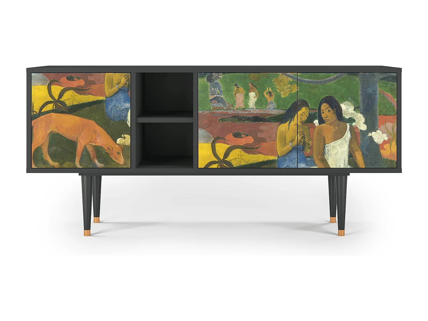 Szafka RTV - 150х69х41 cm - T5 - Arearea , Antracyt