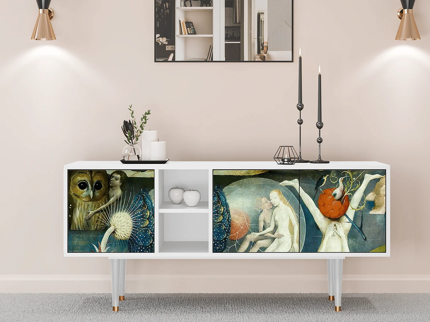 TV-meubel - 150х69х41 cm - T5 - The Garden Of by Bosch, Wit