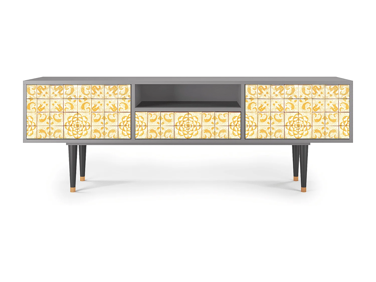 TV-Möbel - 170х59х41 cm - T6 - Sunshiny Tile, Grau